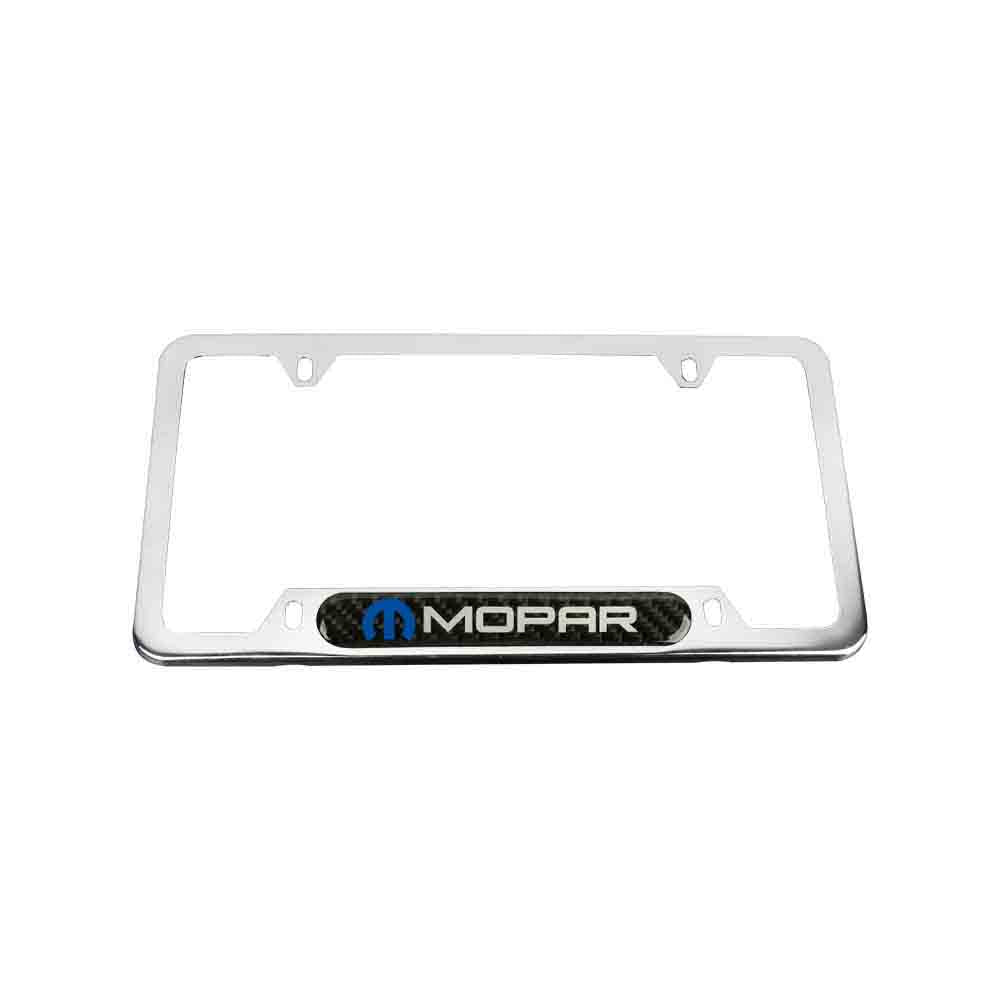 Brand New Universal 1PCS Mopar Chrome Metal License Plate Frame