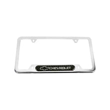 Load image into Gallery viewer, Brand New Universal 2PCS Chevrolet Chrome Metal License Plate Frame