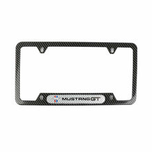 Load image into Gallery viewer, Brand New Universal 1PCS Mustang GT Carbon Fiber Look Metal License Plate Frame