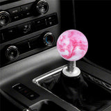 Brand New Universal Mix Pearl White/Hot Pink Round Ball Shift Knob Car Gear MT Manual Shifter M8 M10 M12