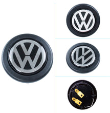 Load image into Gallery viewer, Brand New Universal Volkswagen Car Horn Button Black Steering Wheel Center Cap