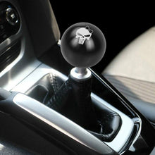 Load image into Gallery viewer, BRAND NEW UNIVERSAL JDM THE PUNISHER CHIC GIRL Aluminum Black Round Ball Manual Gear Stick Shift Knob M8 M10 M12