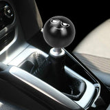 BRAND NEW UNIVERSAL JDM SMUG FACE Aluminum Black Round Ball Manual Gear Stick Shift Knob M8 M10 M12