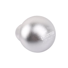 Load image into Gallery viewer, BRAND NEW UNIVERSAL MOMO Racing Universal Silver Aluminum Round Shift Knob Lever Knob M8 M10 M12