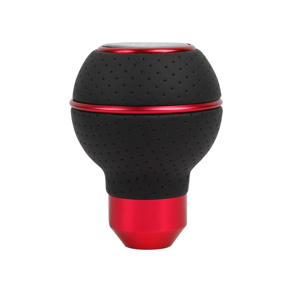 Brand New Universal Leather 5 Speed Red & Black Ball Manual Car Gear Shift Knob MT Manual Shifter M8 M10 M12