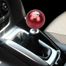 Load image into Gallery viewer, BRAND NEW UNIVERSAL JDM THE PUNISHER Aluminum Red Round Ball Manual Gear Stick Shift Knob M8 M10 M12