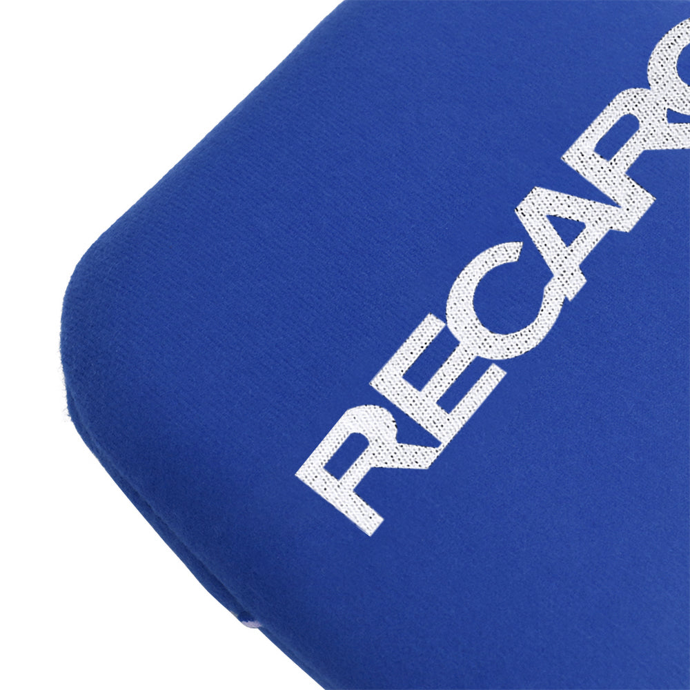 BRAND NEW 1PCS JDM RECARO Racing Blue Tuning Pad For Head Rest Cushion Bucket Seat Racing