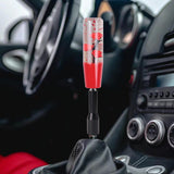 Brand New JDM Glitter Red Rose Flowers Manuel Gear Stick Shift Knob M8 M10 M12 & Black Shifter Extender Extension