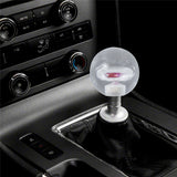 Brand New Universal Round Ball Heart Red Crystal Clear Manual Gear Shift Knob Shifter M8 M10 M12