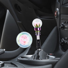 Load image into Gallery viewer, Brand New Universal Acrylic Clear Crystal Pink Rose Flower Ball Automatic Car Gear Shift Knob Shifter