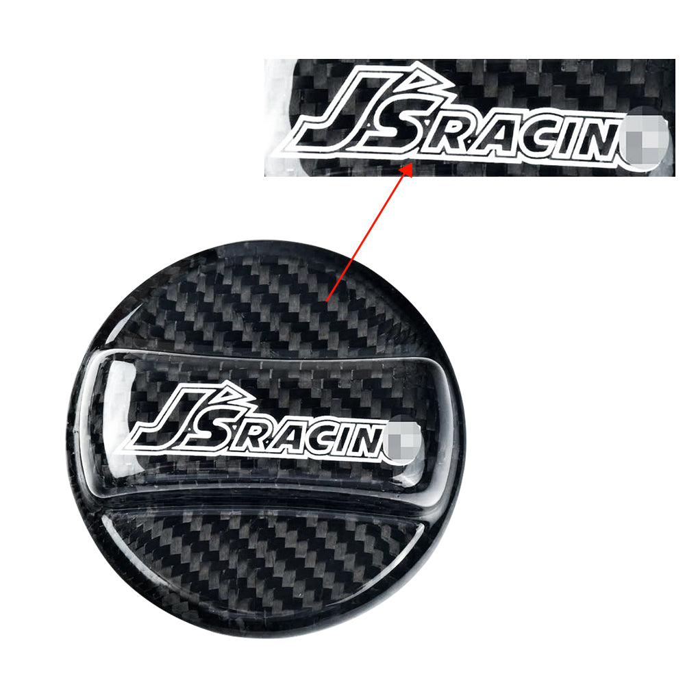 BRAND NEW UNIVERSAL J'S RACING Real Carbon Fiber Gas Fuel Cap Cover For Honda