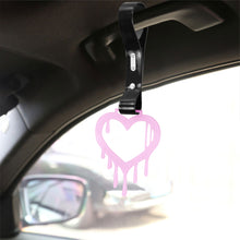 Load image into Gallery viewer, Brand New Drip Heart Pink JDM TSURIKAWA Ring Subway Train Bus Handle Black Strap Charm Drift