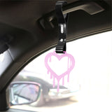 Brand New Drip Heart Pink JDM TSURIKAWA Ring Subway Train Bus Handle Black Strap Charm Drift