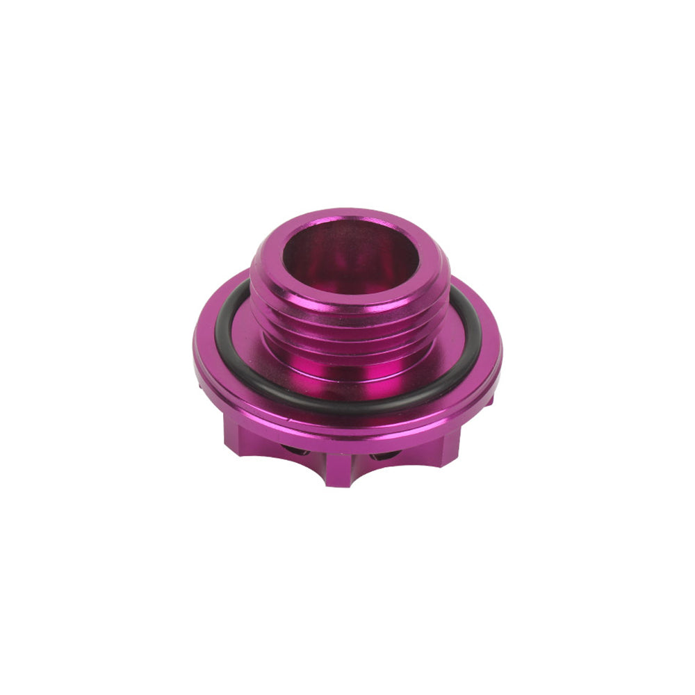 Brand New Toyota TRD Real Carbon Fiber Sticker ALUMNIUM Purple Billet Engine Oil FILLER Cap Toyota