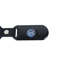 Load image into Gallery viewer, Brand New Universal 100% Real Carbon Fiber Keychain Key Ring For Volkswagen