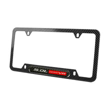 Load image into Gallery viewer, Brand New Universal 1PCS 5.0L COYOTE V8 Carbon Fiber Look Metal License Plate Frame