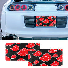 Load image into Gallery viewer, Brand New Universal 2PCS JDM ANIME NARUTO AKATSUKI CLOUD Metal Aluminum License Plate