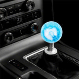 Brand New Universal Mix Pearl White/Blue Round Ball Shift Knob Car Gear MT Manual Shifter M8 M10 M12