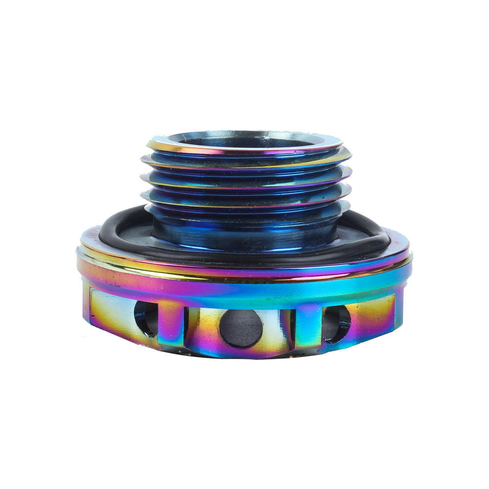 Brand New Toyota TRD Real Carbon Fiber Sticker ALUMNIUM Neo Chrome Billet Engine Oil FILLER Cap