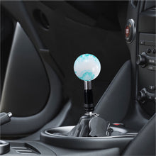 Load image into Gallery viewer, Brand New Universal Mix Pearl White/Teal Round Ball Shift Knob Automatic Car Gear Shifter