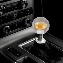 Load image into Gallery viewer, Brand New Universal Round Ball Heart Yellow Crystal Clear Manual Gear Shift Knob Shifter M8 M10 M12