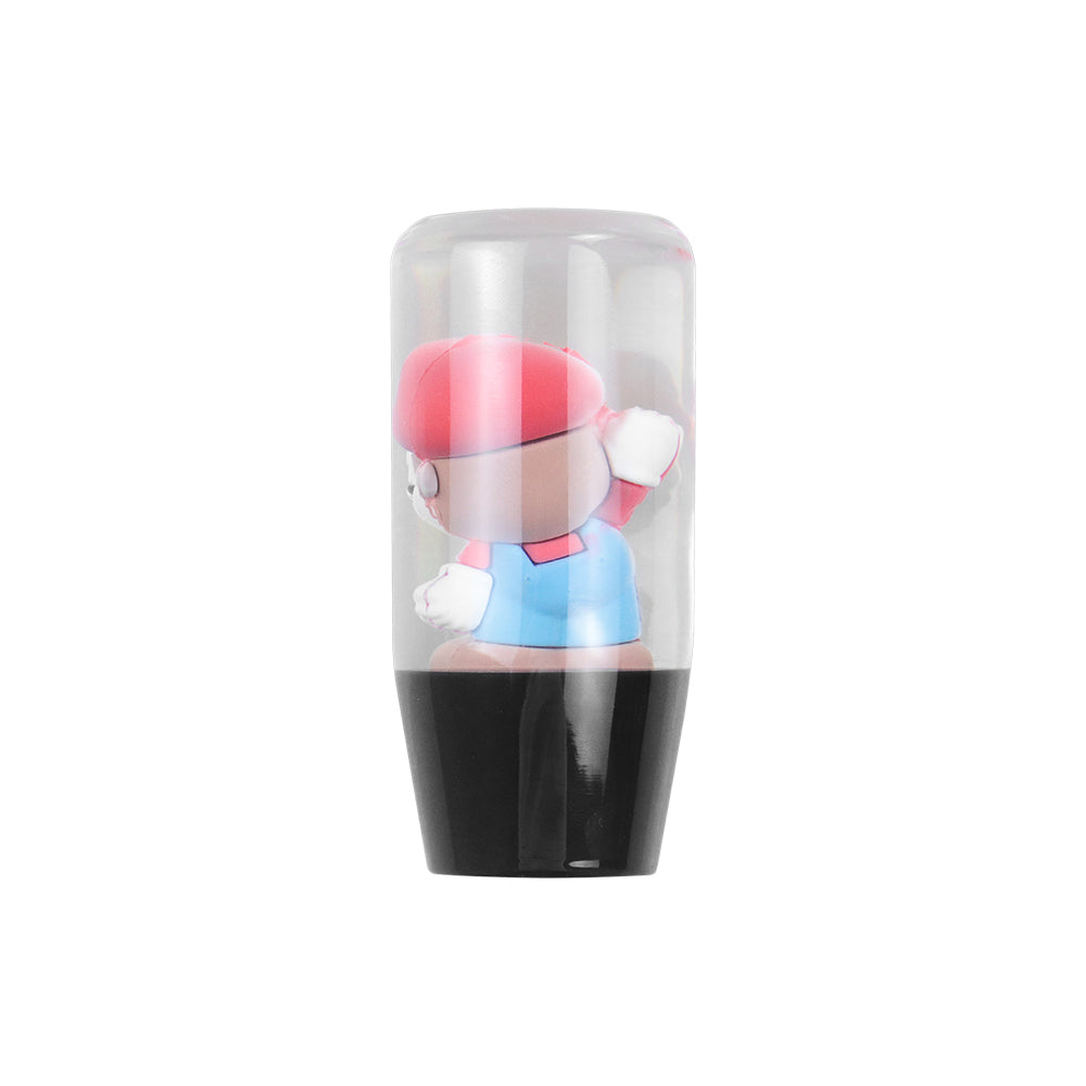 Brand New Universal Super Mario Character Crystal Clear Stick Car Manual Gear Shift Knob Shifter Lever Cover