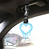 Brand New Drip Heart Teal JDM TSURIKAWA Ring Subway Train Bus Handle Black Strap Charm Drift