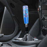 Brand New Glitter Blue Rose Flower Stick Shift Knob Automatic Gear Shifter