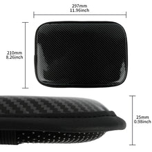 Load image into Gallery viewer, BRAND NEW UNIVERSAL CARBON FIBER BLACK Car Center Console Armrest Cushion Mat Pad Cover