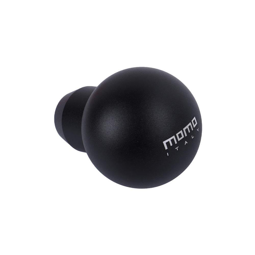 BRAND NEW UNIVERSAL MOMO Racing Universal Black Aluminum Round Shift Knob Lever Knob M8 M10 M12