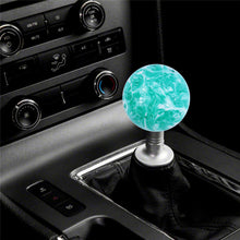 Load image into Gallery viewer, Brand New Universal Mix Pearl White/Teal Round Ball Shift Knob Car Gear MT Manual Shifter M8 M10 M12