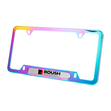 Load image into Gallery viewer, Brand New Universal 1PCS Roush Performance Neo Chrome Metal License Plate Frame