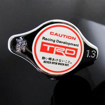 Brand New JDM 1.3bar 9mm TRD Chrome Racing Cap High Pressure Radiator Cap For Toyota