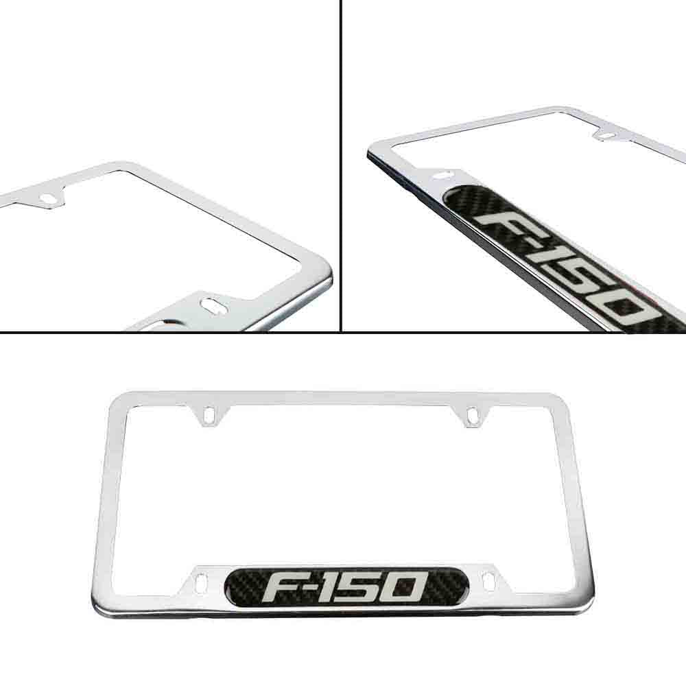 Brand New Universal 1PCS Ford F-150 Chrome Metal License Plate Frame