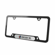 Load image into Gallery viewer, Brand New Universal 1PCS Buick Carbon Fiber Look Metal License Plate Frame