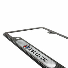 Load image into Gallery viewer, Brand New Universal 1PCS Buick Carbon Fiber Look Metal License Plate Frame