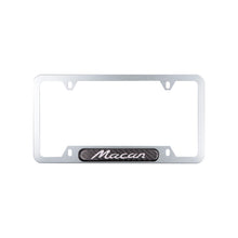 Load image into Gallery viewer, Brand New Universal 2PCS Porsche Macan Silver Metal License Plate Frame