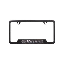 Load image into Gallery viewer, Brand New Universal 2PCS Porsche Macan Carbon Fiber Metal License Plate Frame