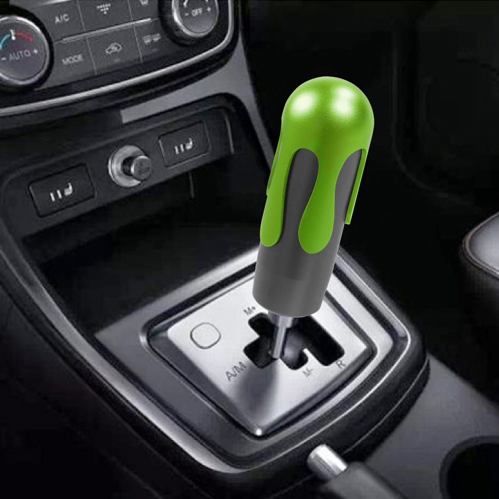 Brand New Universal Ice Cream Aluminum Black Green Manual Car Gear Shift Knob Stick Shifter M8 M10 M12