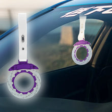 Load image into Gallery viewer, Brand New Brake Rotors Purple TSURIKAWA Ring Subway Train Bus Handle Red Strap Charm Drift