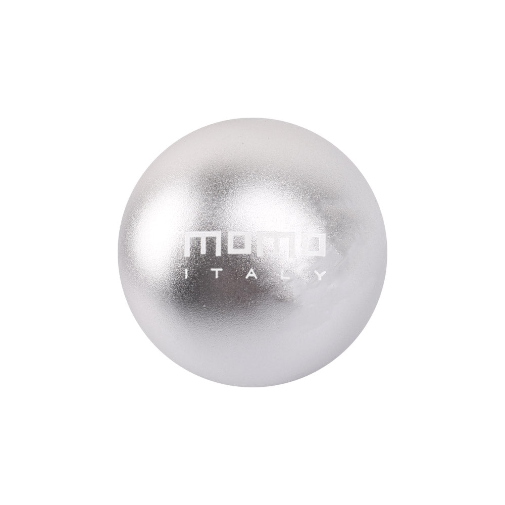 BRAND NEW UNIVERSAL MOMO Racing Universal Silver Aluminum Round Shift Knob Lever Knob M8 M10 M12