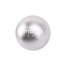 Load image into Gallery viewer, BRAND NEW UNIVERSAL MOMO Racing Universal Silver Aluminum Round Shift Knob Lever Knob M8 M10 M12