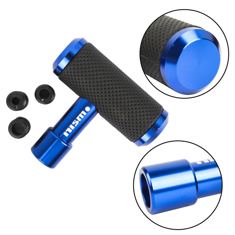 BRAND NEW NISMO BLUE Leather Car Shift Knob Aircraft Joystick Transmission Racing Gear M8 M10 M12