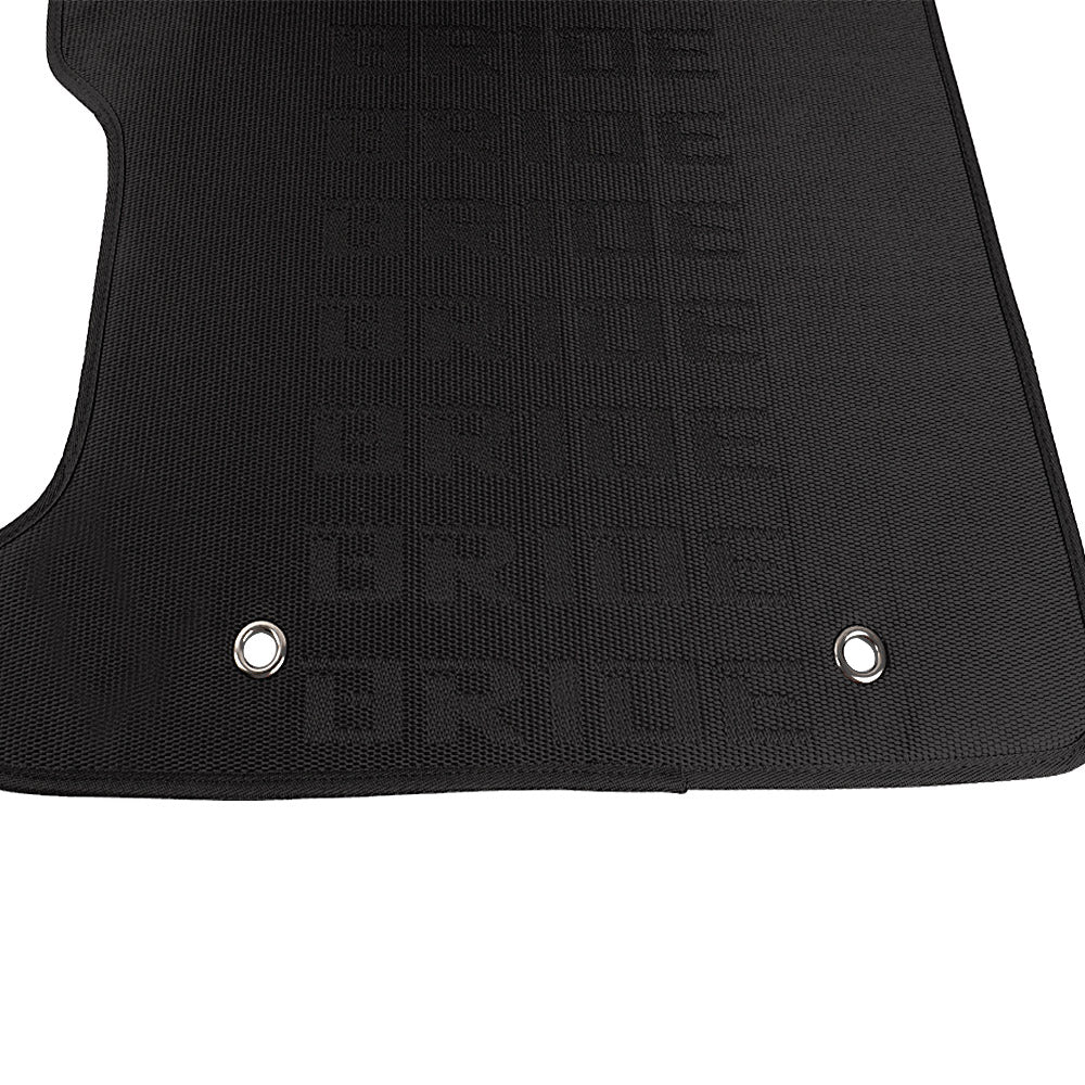 BRAND NEW 2006-2011 Honda Civic Bride Fabric Black Custom Fit Floor Mats Interior Carpets LHD