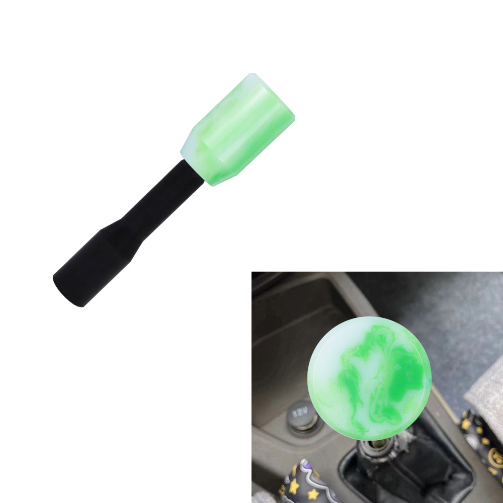 Brand New Universal JDM GREEN 6CM Marble Style Stick Manuel Gear Stick Shift Knob M8 M10 M12 & Black Shifter Extender Extension