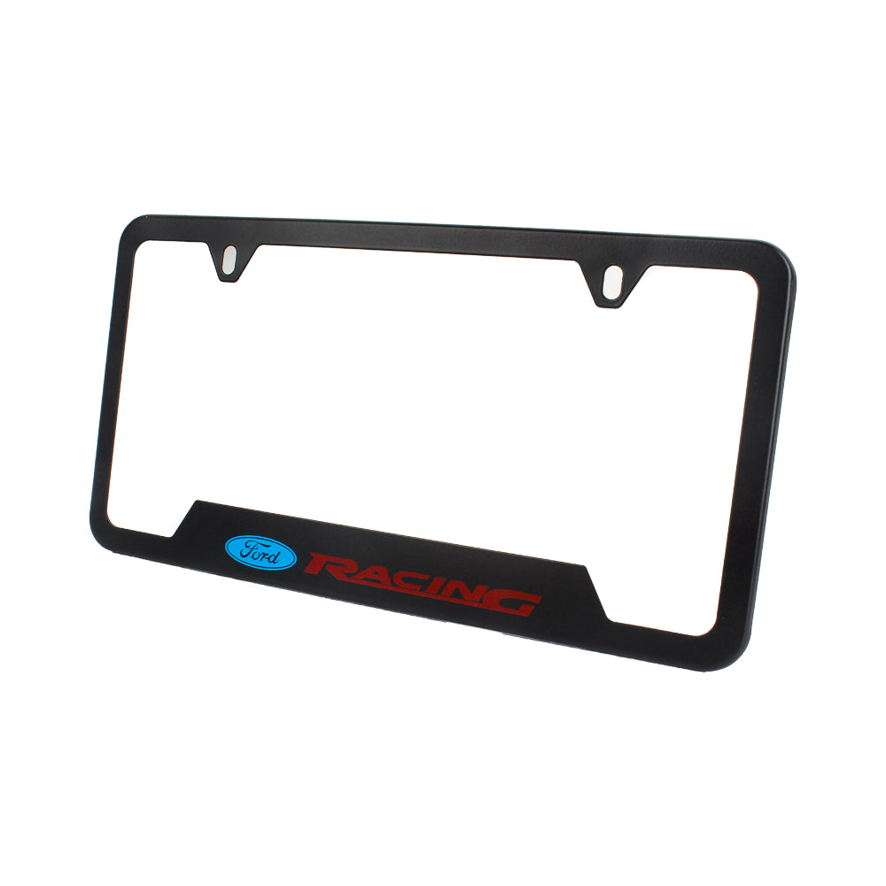 Brand New Universal 1PCS Ford Racing Metal Black License Plate Frame