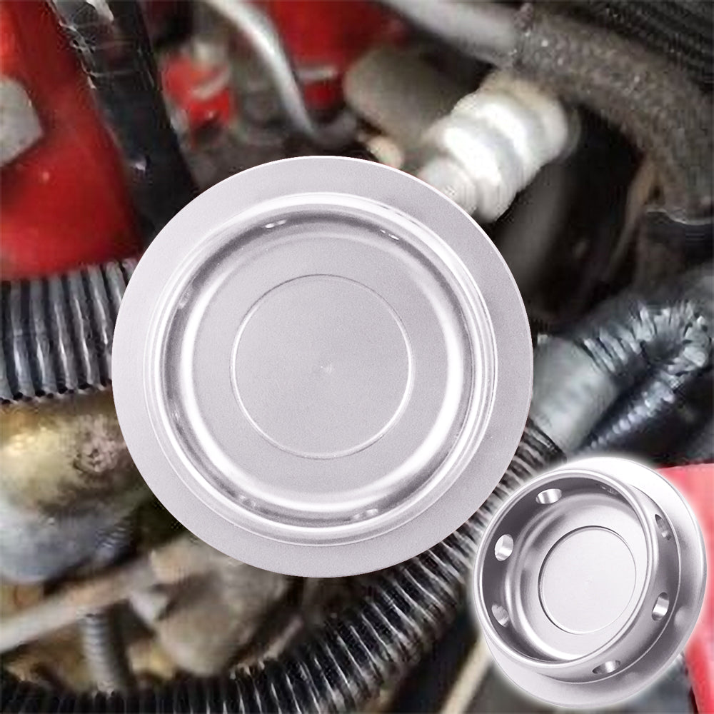 Brand New JDM Silver Aluminum Engine Oil Fuel Filler Cap Billet For Subaru