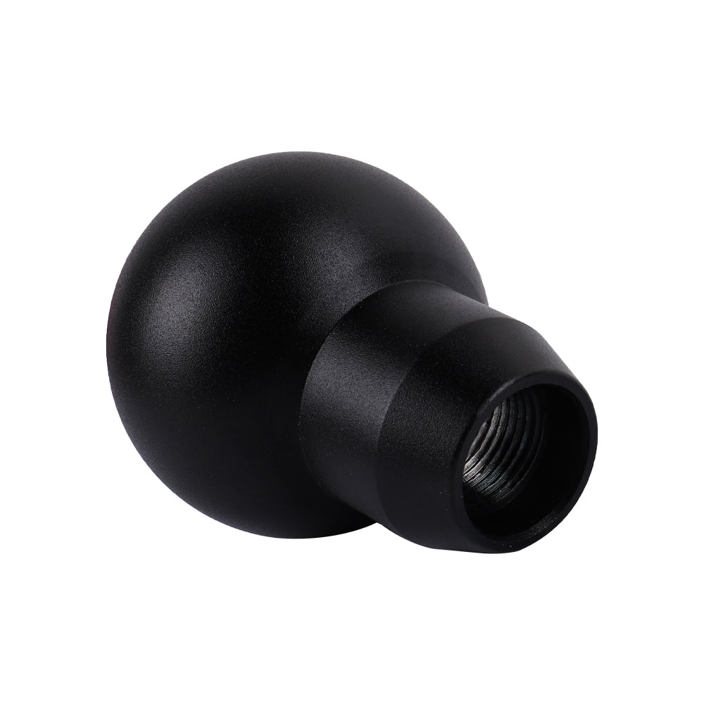 BRAND NEW UNIVERSAL MOMO Racing Universal Black Aluminum Round Shift Knob Lever Knob M8 M10 M12