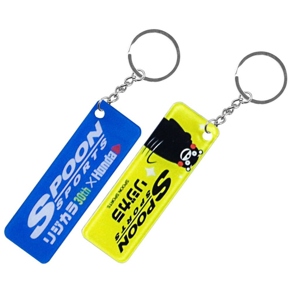 BRAND NEW SPOON SPORTS RACING JDM Racing Car Styling Keychain Drift Key Phone Holder