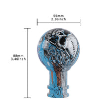 Load image into Gallery viewer, Brand New JDM Skull Stickerbomb V3 Design Universal Round Ball Car Racing Shift Knob Manual Gear Shift Knob Shifter M12 M10 M8